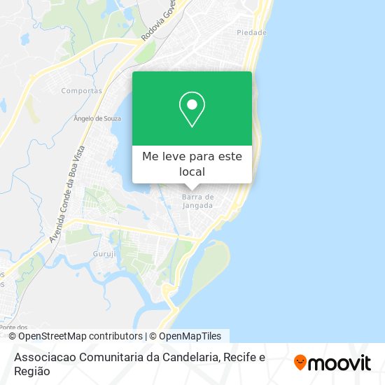 Associacao Comunitaria da Candelaria mapa