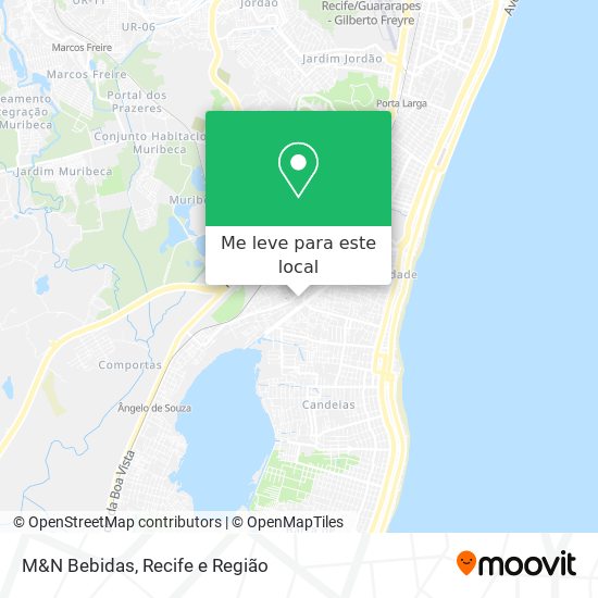 M&N Bebidas mapa