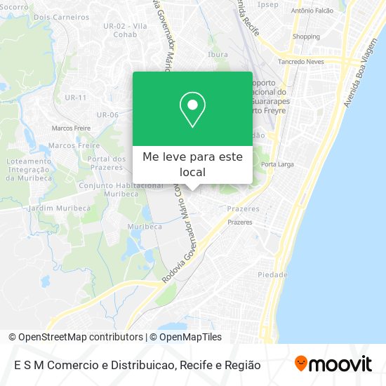 E S M Comercio e Distribuicao mapa