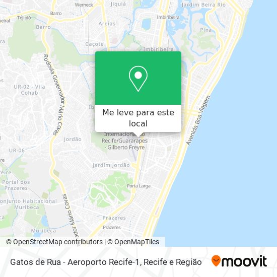 Gatos de Rua - Aeroporto Recife-1 mapa