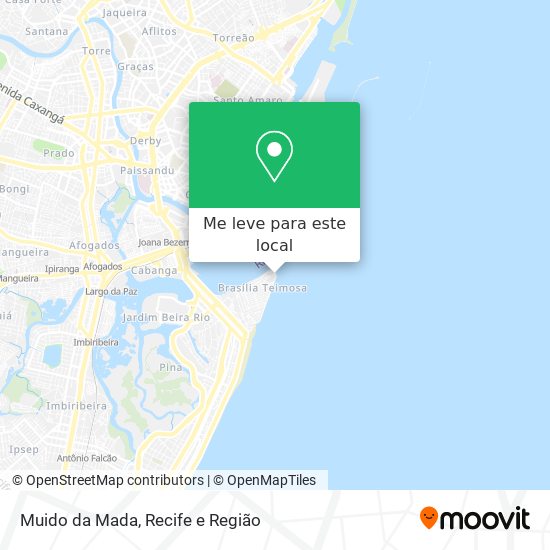 Muido da Mada mapa