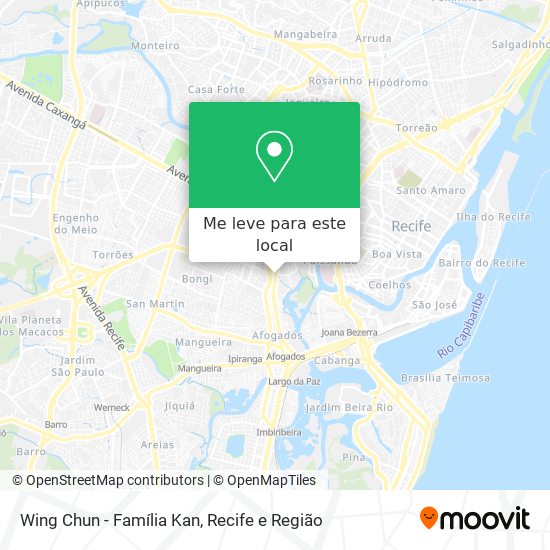 Wing Chun - Família Kan mapa