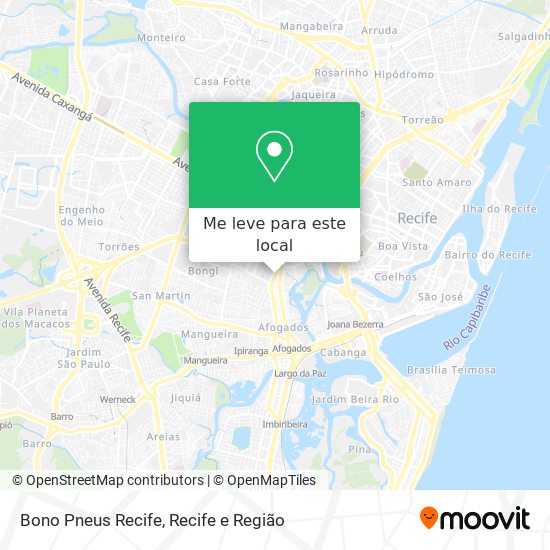 Bono Pneus Recife mapa