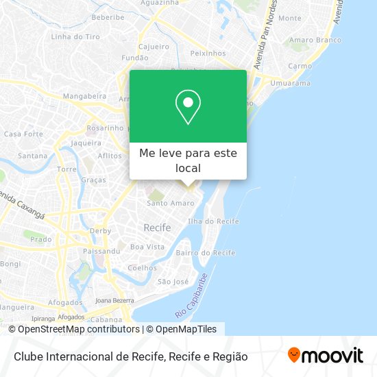 Clube Internacional de Recife mapa