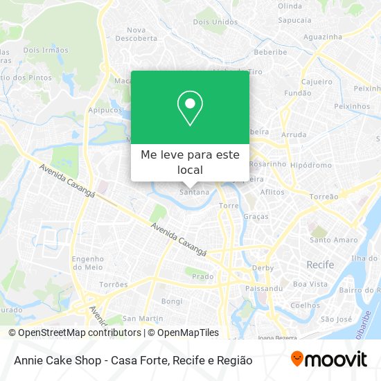 Annie Cake Shop - Casa Forte mapa
