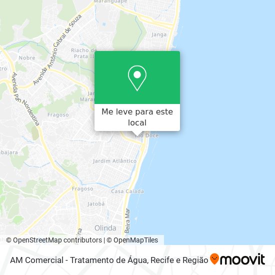 AM Comercial - Tratamento de Água mapa