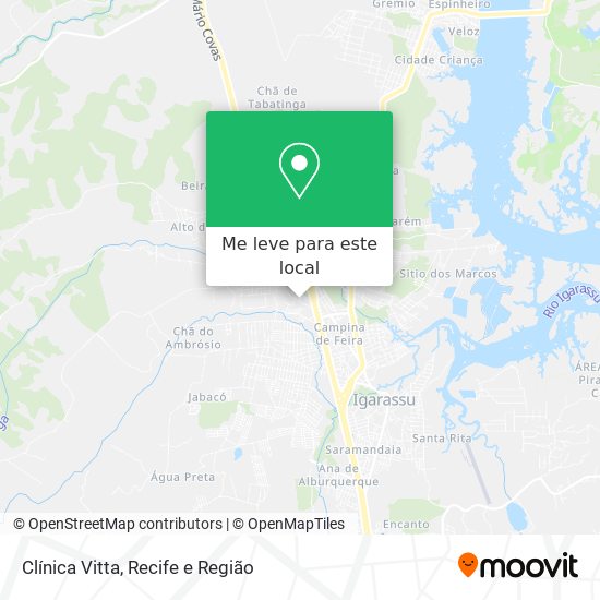 Clínica Vitta mapa