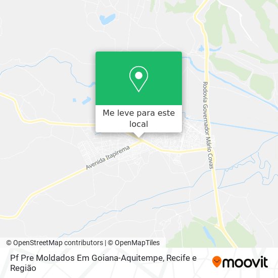 Pf Pre Moldados Em Goiana-Aquitempe mapa