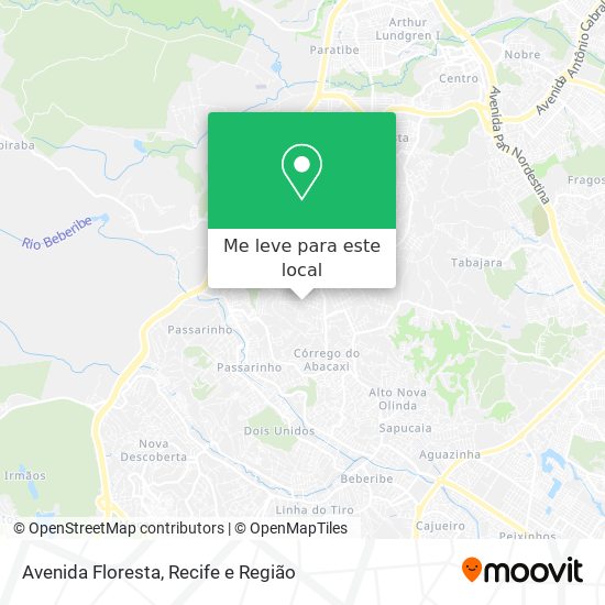 Avenida Floresta mapa