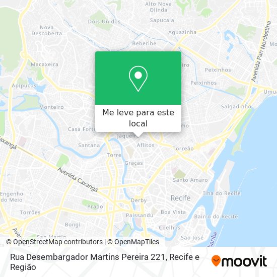 Rua Desembargador Martins Pereira 221 mapa