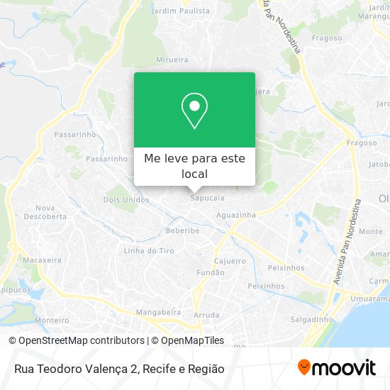 Rua Teodoro Valença 2 mapa