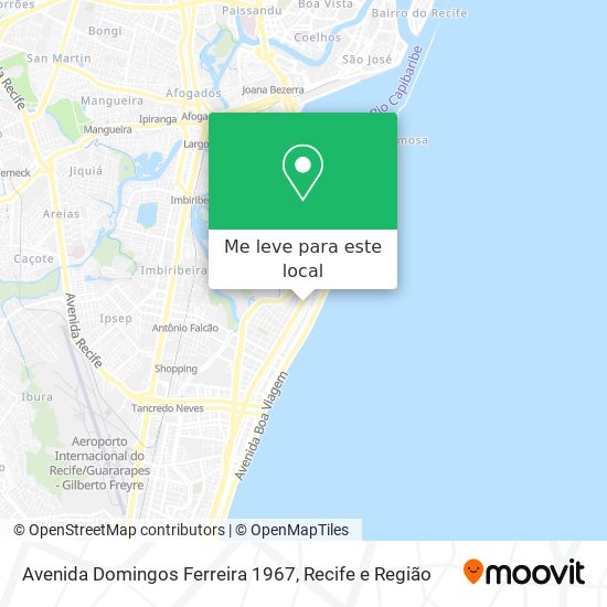 Avenida Domingos Ferreira 1967 mapa