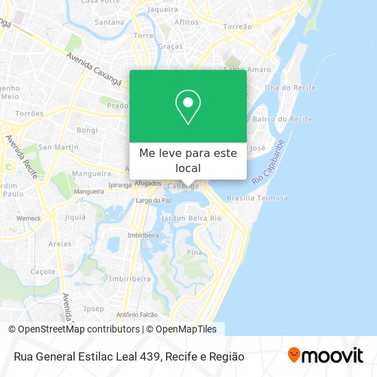 Rua General Estilac Leal 439 mapa