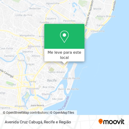 Avenida Cruz Cabugá mapa