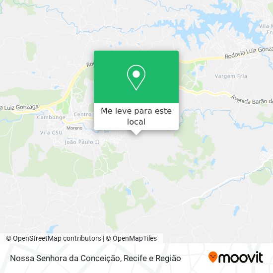 Nossa Senhora da Conceição mapa