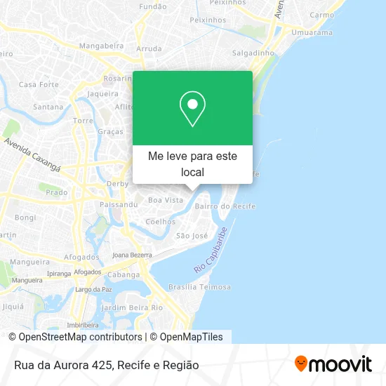 Rua da Aurora 425 mapa