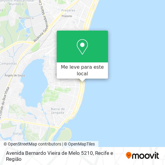 Avenida Bernardo Vieira de Melo 5210 mapa