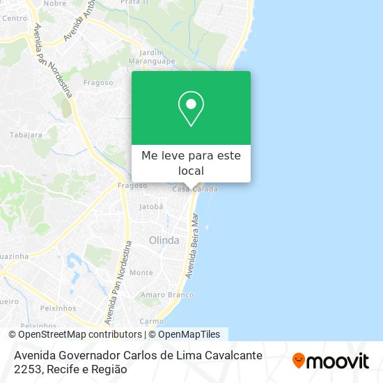 Avenida Governador Carlos de Lima Cavalcante 2253 mapa