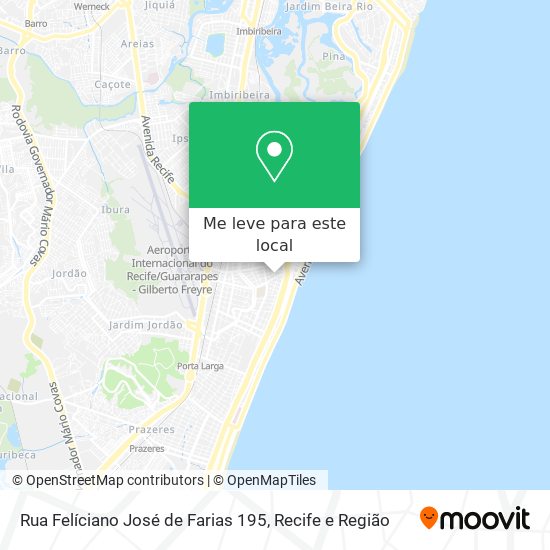 Rua Felíciano José de Farias 195 mapa