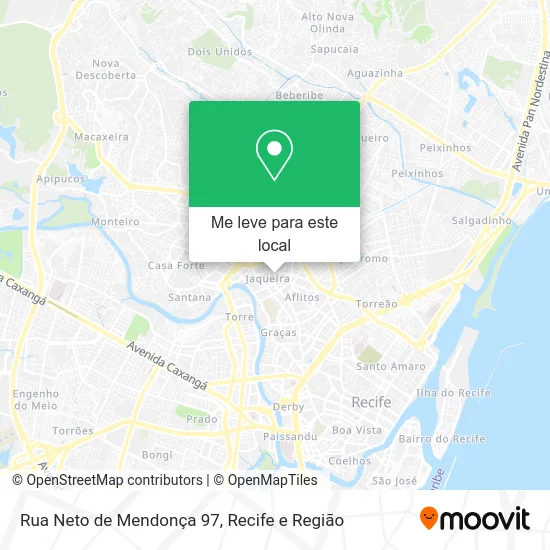 Rua Neto de Mendonça 97 mapa