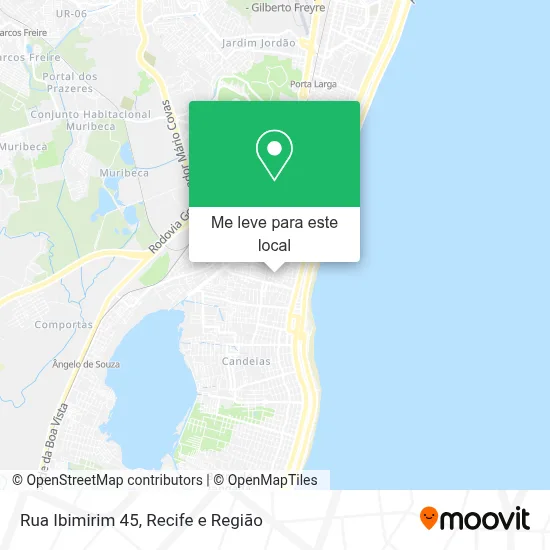 Rua Ibimirim 45 mapa