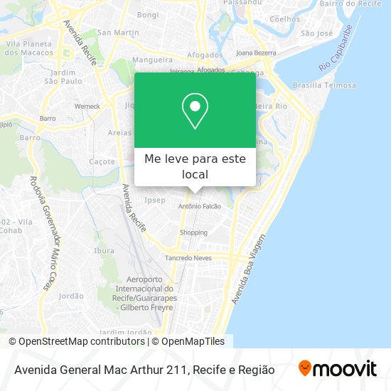 Avenida General Mac Arthur 211 mapa