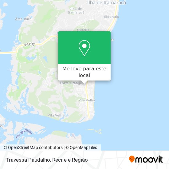 Travessa Paudalho mapa