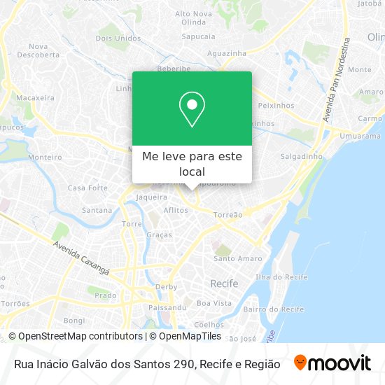 Rua Inácio Galvão dos Santos 290 mapa