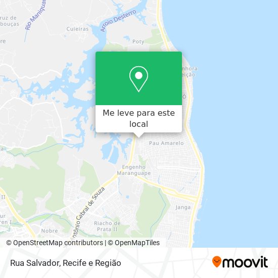 Rua Salvador mapa