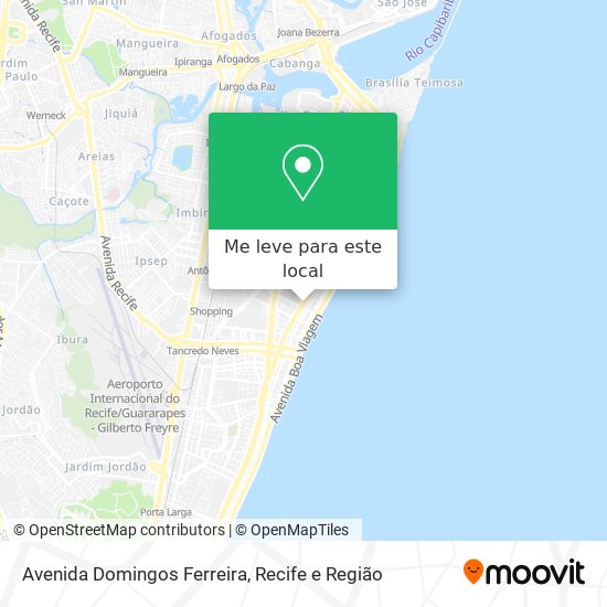 Avenida Domingos Ferreira mapa