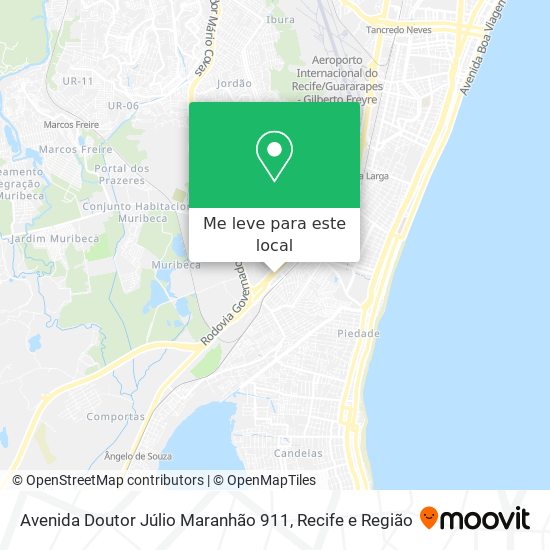 Avenida Doutor Júlio Maranhão 911 mapa