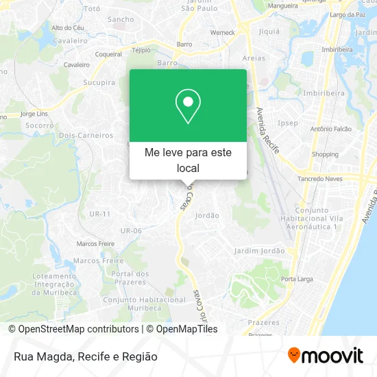 Rua Magda mapa
