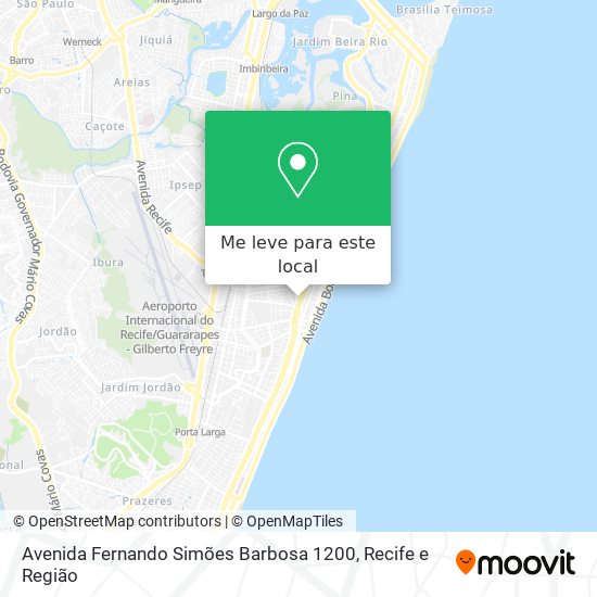 Avenida Fernando Simões Barbosa 1200 mapa