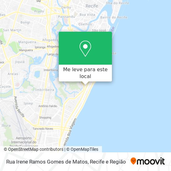 Rua Irene Ramos Gomes de Matos mapa