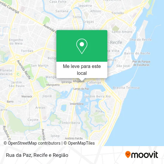 Rua da Paz mapa