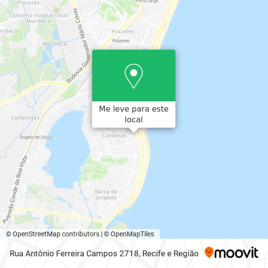 Rua Antônio Ferreira Campos 2718 mapa