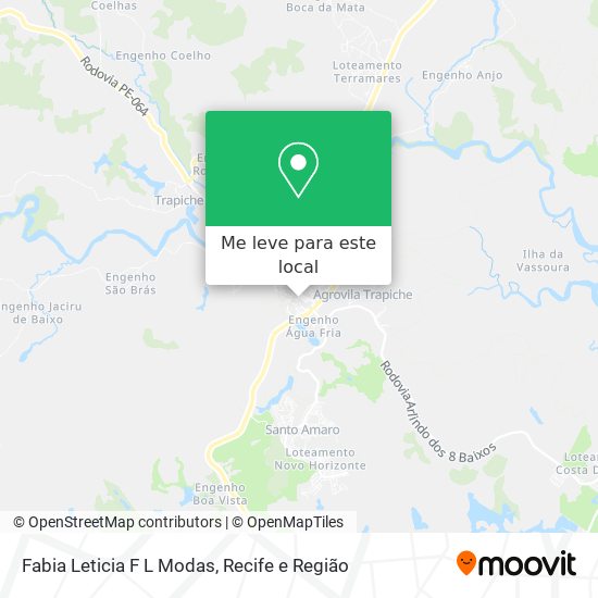 Fabia Leticia F L Modas mapa