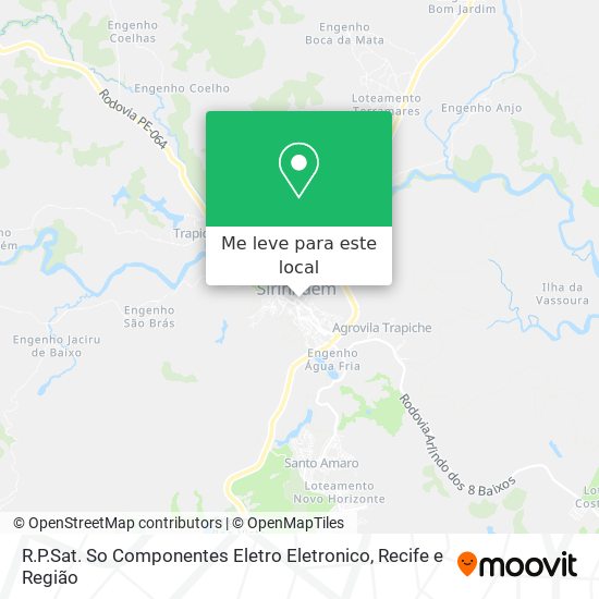 R.P.Sat. So Componentes Eletro Eletronico mapa