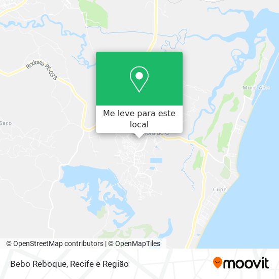 Bebo Reboque mapa