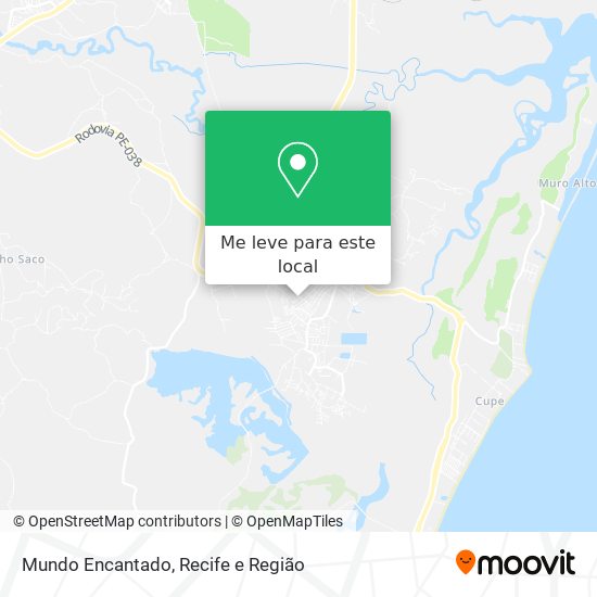Mundo Encantado mapa