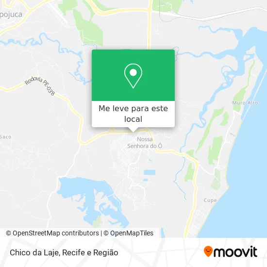 Chico da Laje mapa