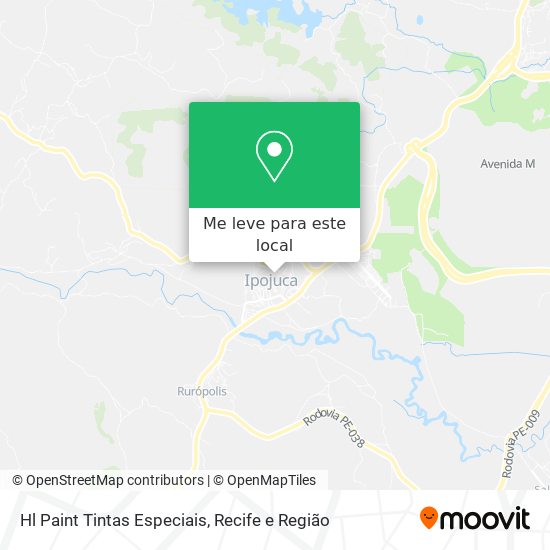 Hl Paint Tintas Especiais mapa