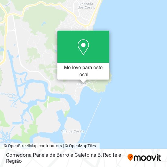 Comedoria Panela de Barro e Galeto na B mapa