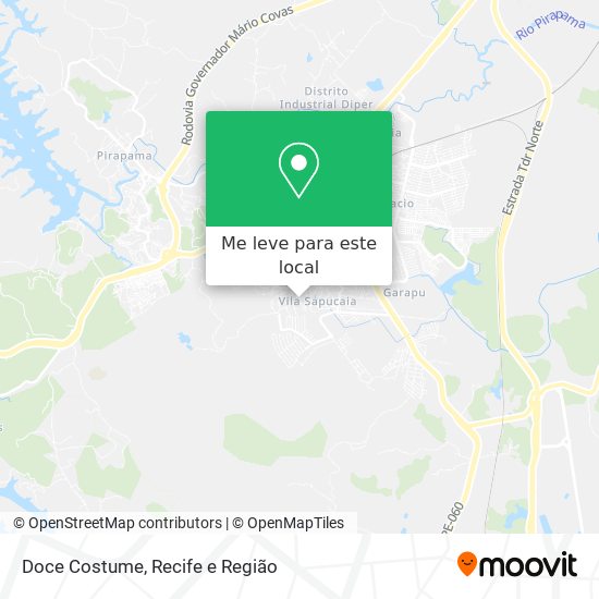 Doce Costume mapa