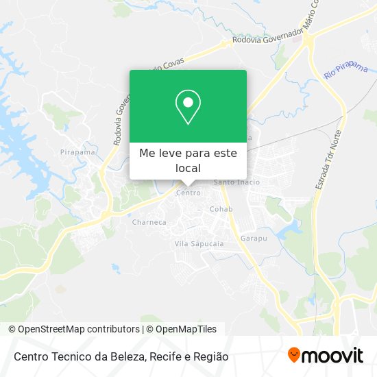 Centro Tecnico da Beleza mapa
