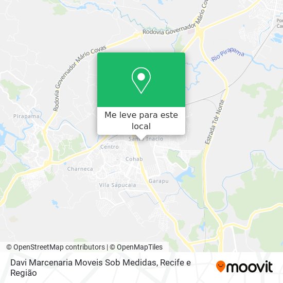Davi Marcenaria Moveis Sob Medidas mapa
