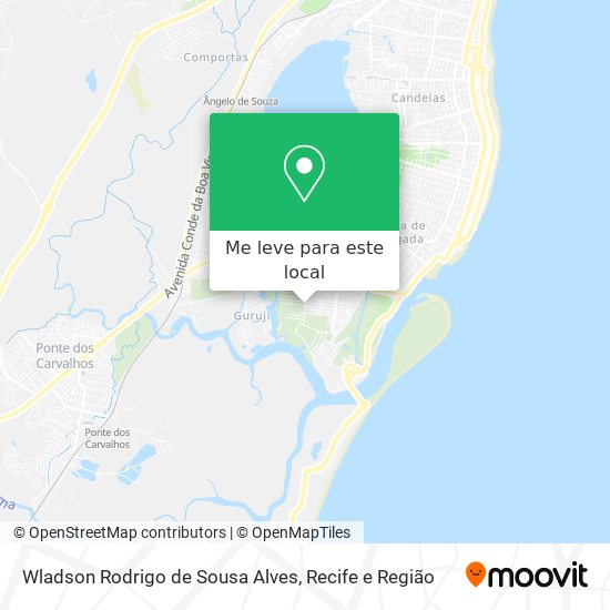 Wladson Rodrigo de Sousa Alves mapa