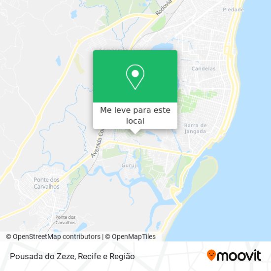 Pousada do Zeze mapa