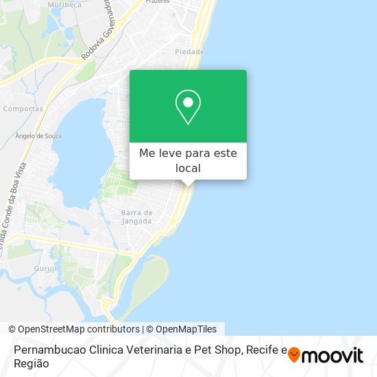Pernambucao Clinica Veterinaria e Pet Shop mapa
