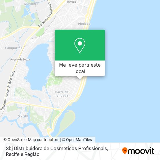 Sbj Distribuidora de Cosmeticos Profissionais mapa